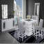 Table de bar blanche