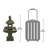 Resin Sacred Space Pagoda Illuminated Garden Fountain with LED Light