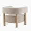Fauteuil d'appoint rembourré Boucle-351347386