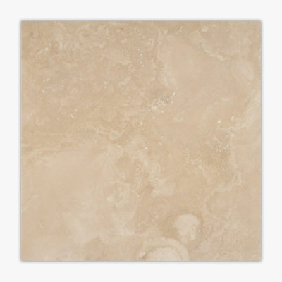 Ivory Honed Filled 24x24 Travertine Tile