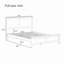 Base de lit en bois de pin blanc massif avec tête de lit, lit plateforme simple à profil bas avec rangement sous le sommier, sommier à lattes en bois robuste non requis-810645055-812457420