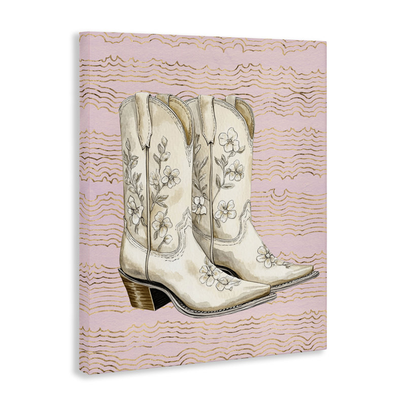 Art mural sur toile Cowgirl, H 30 po x l 24 po