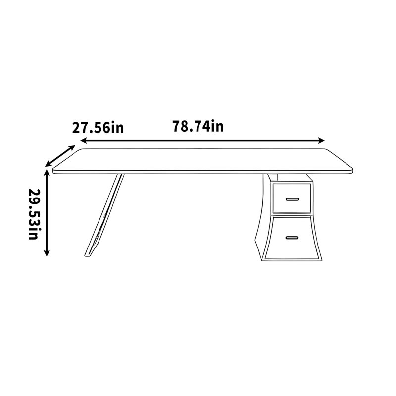 Ehrlich, H 29,53 po x l 78,74 po x P 27,56 po