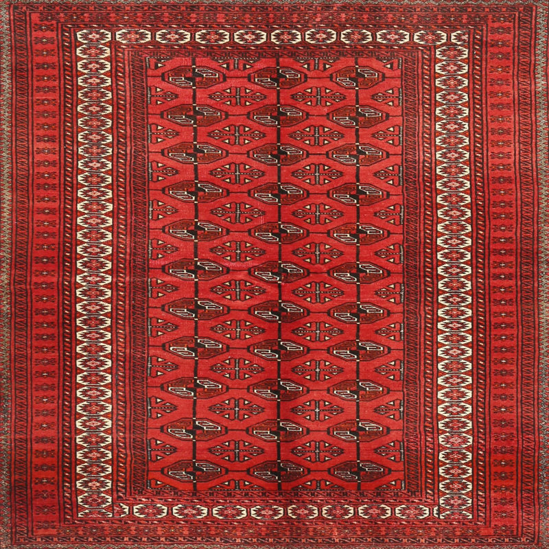 Southwestern Indoor Rug, Square 4'