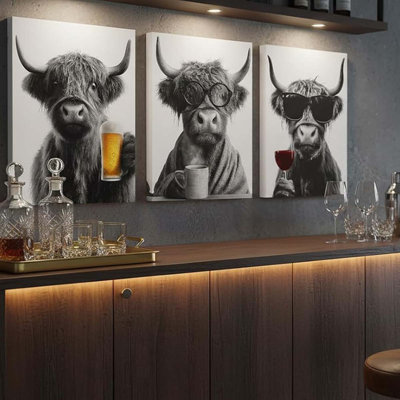 3 Piece Wrapped Canvas Print