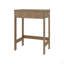 Bureau d'ordinateur avec 2 tablettes latérales et surface de travail spacieuse