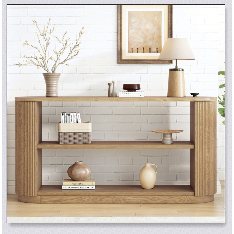 Console de vestibule moderne Mirod, Naturel