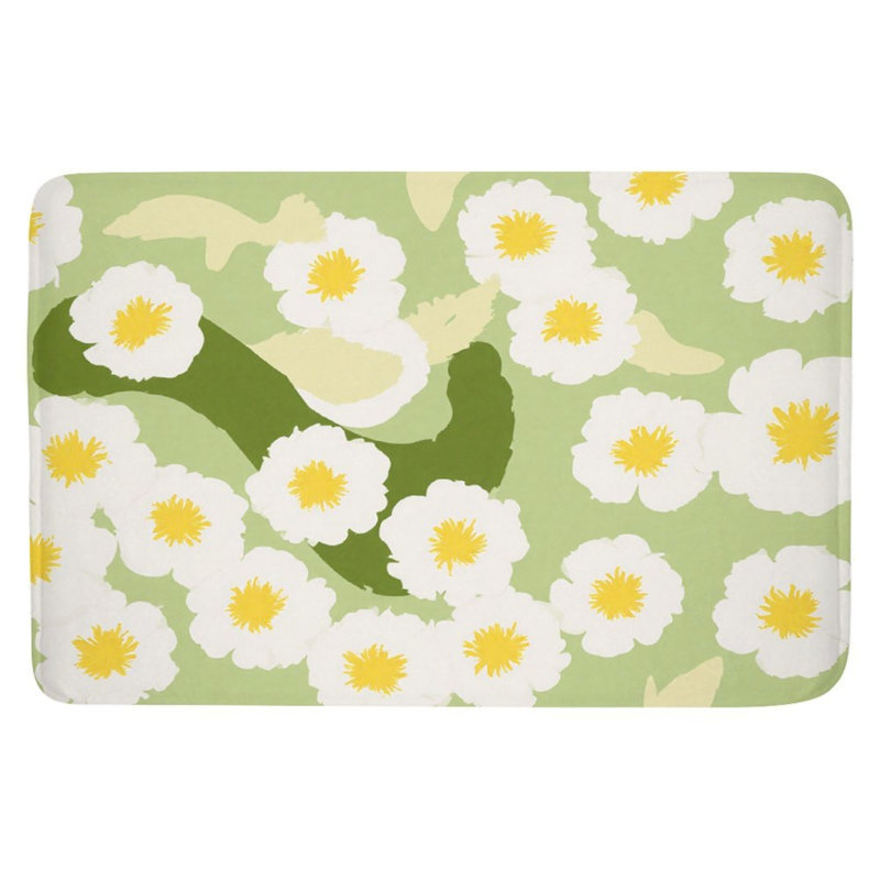 Tapis pour salle de bain Fresh Daisy