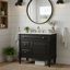 Meuble-lavabo autoportant 36 po avec lavabo en céramique 36 po-2067102514