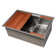 ZLINE 27" Garmisch Undermount Single Bowl Fingerprint Resistant Stainless Steel Kitchen Sink with Bottom Grid and Accessories