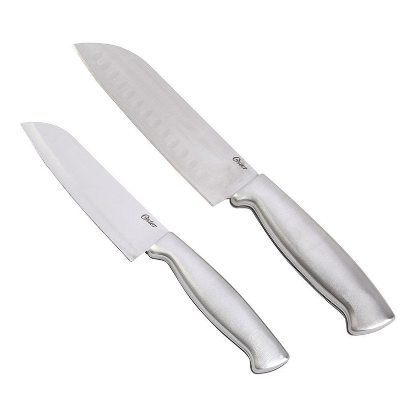 Ensemble de couteaux 2 pièces gibson home Baldwyn Santoku