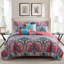 Ensemble de courtepointe réversible moderne et contemporaine en microfibre Casa Real-86709795-24032034