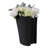 Contemporary Sculptural Porcelain Vases With Textured Ribbed Design Set Of 2-986014653