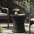 Convenient End Stand - 20.28 Inch Wide, No Assembly Black Side Table , Square-1805495937