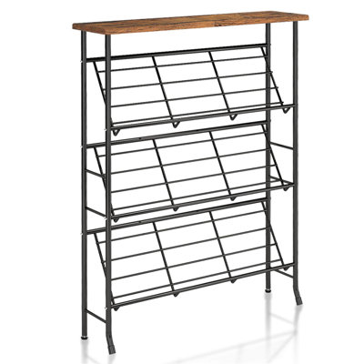12 Pair Shoe Rack