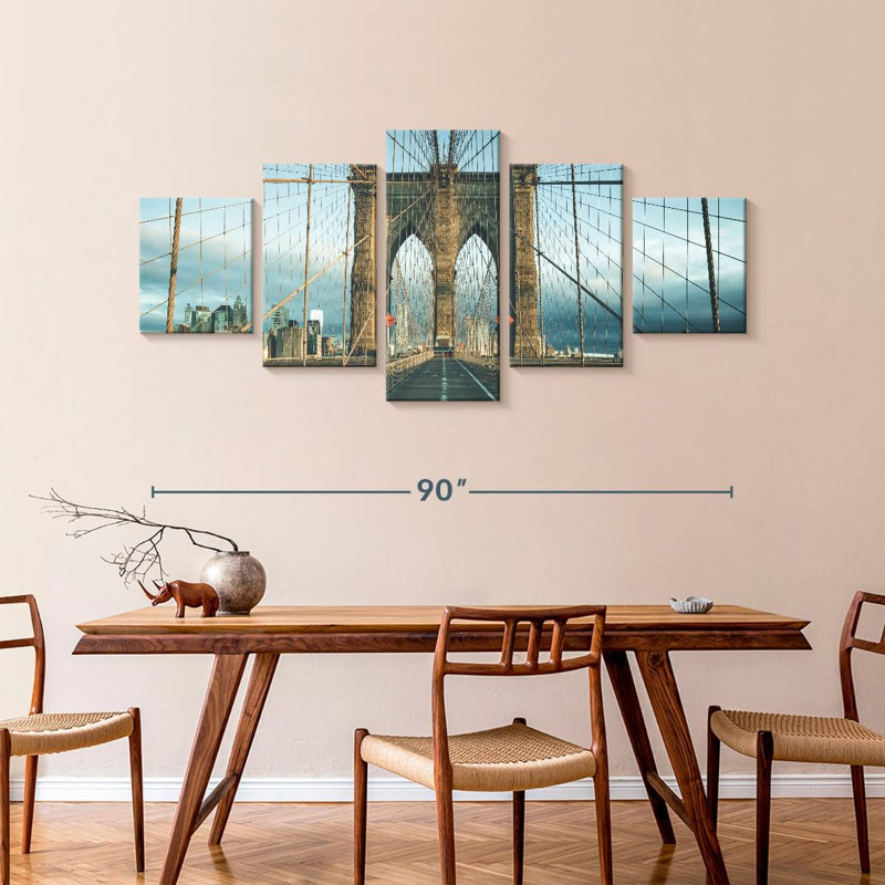 Pont de Brooklyn renommé, H 42 po x l 92 po
