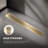 FirmBase 24" Brushed Gold linear grid drain-126309758