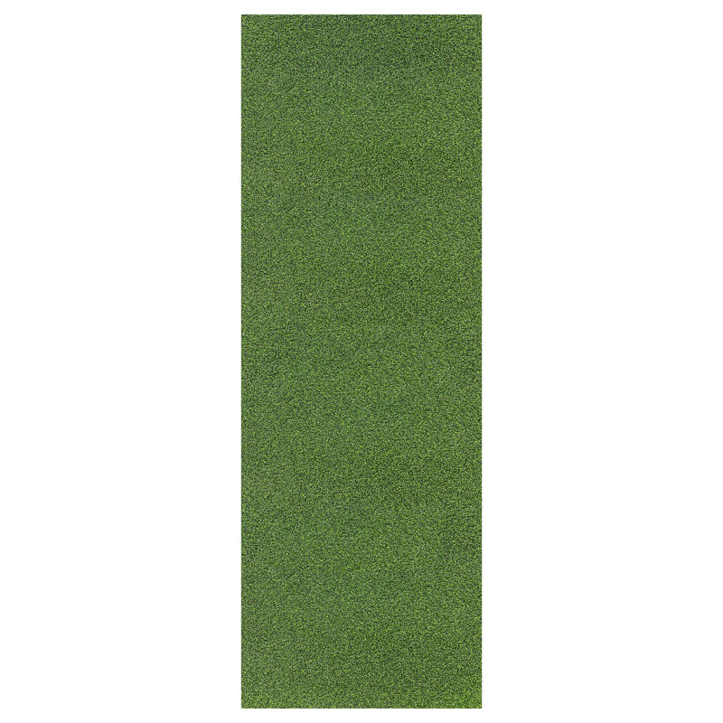 Green Artificial Grass Runner Rug with Rubber Backing