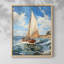 NAUTICAL Series CECXLV - Impression encadrée de qualité supérieure - Prêt à être accroché - Aucun clou requis-1092767514-1092767510