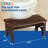 6.5 Inch Wood Toilet Stool With Arc Design - Heavy Duty 400 Lbs Capacity Squat Stool For Adults, Anti- Compact Bathroom Footstool