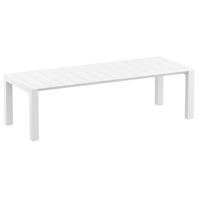 Farrah 118.1" Extendable Plastic 7-Piece Patio Dining Set