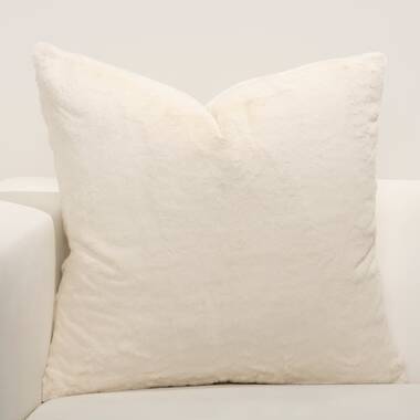 Large Plain Velvet Pillow Cover - Truffle