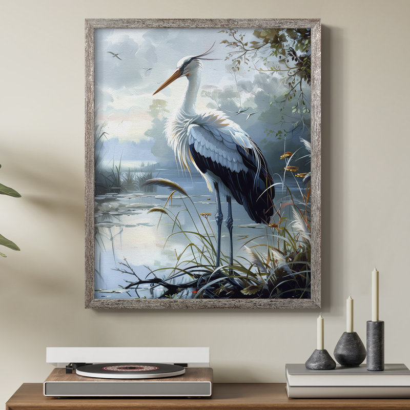 ANIMALS Series XCVI, reproduction encadrée - bois massif, H 11 po x l 9 po