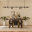 78 Inch Dining Table With H-Shaped Wood Base And Polished Gold U-Shaped Base-1966993978