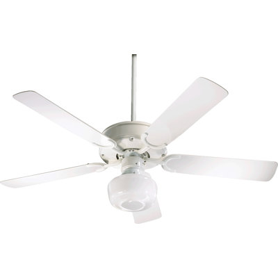 Ventilateur de plafond standard 52 pouces à 5 pales avec chaîne de traction Maci