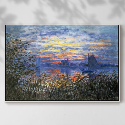 " Sunset On The Seine " by Claude Monet