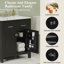 Meuble-lavabo 30 po avec lavabo en céramique-9403205