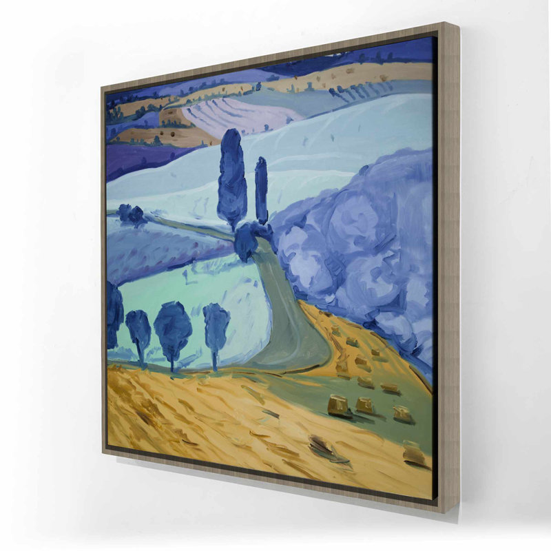 Toile toscane encadrée, paysages toscans