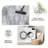 1PC Distressed Grey Abstract Vintage Farmhouse area rugs for Living Room, Soft and Comfortable, Suitable for all seasons, easy-to-maintain, machine washable Indoor floor mat, Under Table Farmhouse suitable for dining room, kitchen, bedroom, entryway-129870716