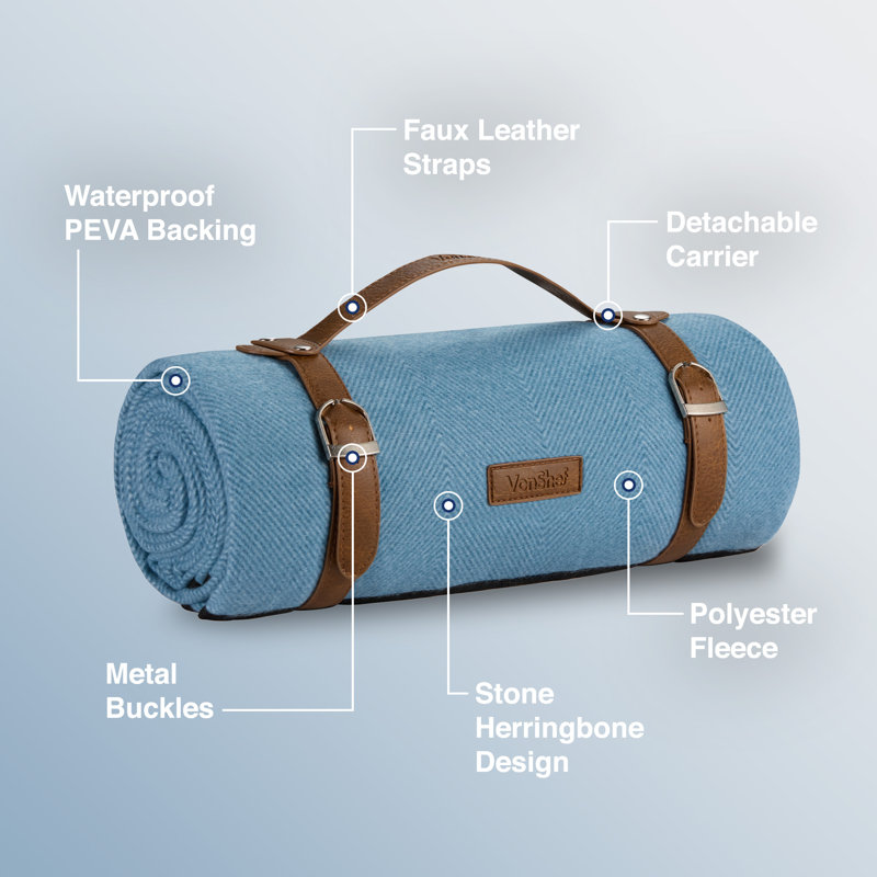 XL Picnic Blanket, Blue