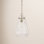 Single Light Glass Dimmable Pendant