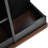 Adjustable Lift-Top End Table with Wheels, 360° Rotating Side Table with Storage f-987581728