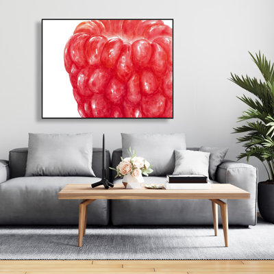 Toile encadrée «Raspberry Kitchen Food» | Décoration intérieure