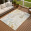 Tapis abstrait lavable à la machine intérieur / extérieur ACN2852-1177355250-1177355248