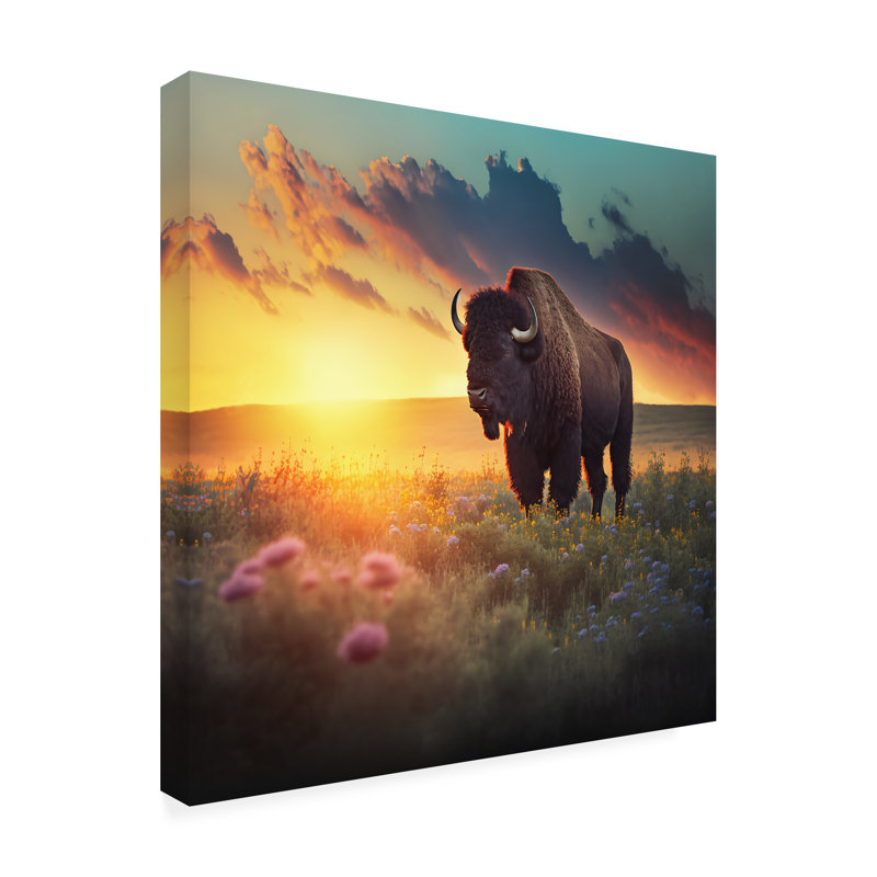 «Animals North American Wildlife 58», impression sur toile, H 14 po x l 14 po x P 2 po