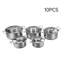 Living And Home 410 Stainless Steel + Glass Stock Pot-128912972
