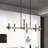 Arkeem 6 - Light Dimmable Linear Chandelier-1648059910