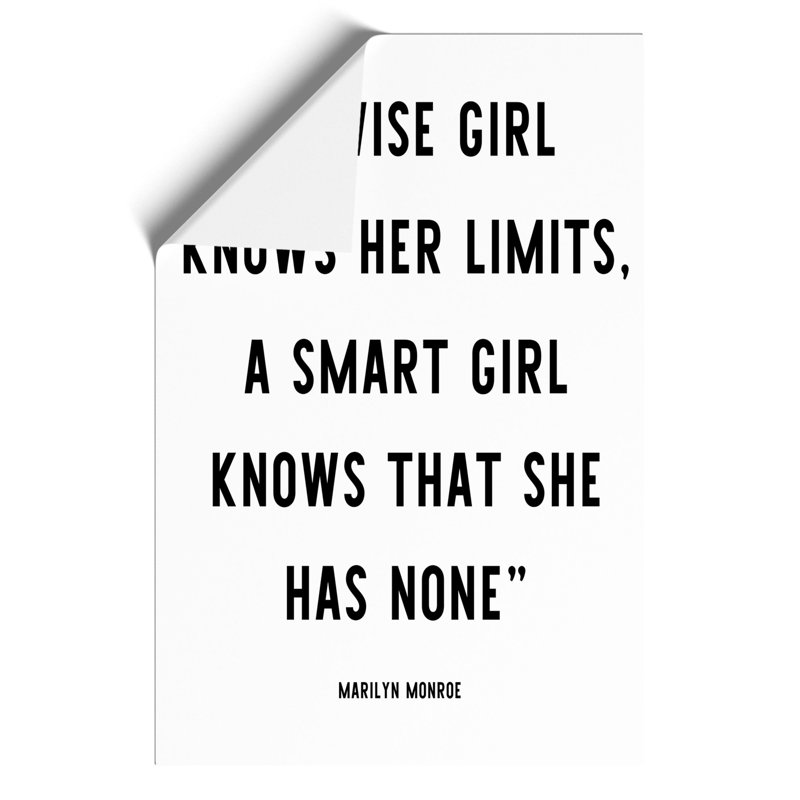 A Smart Girl - No Frame Print, 42cm H x 30cm W x 0.1cm D