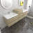 Moreno Bailey 78.5 " W Wall Mounted Wall Mounted 2 Double Combined Vanity Unit Bathroom Vanity With Acrylic Top-87461367