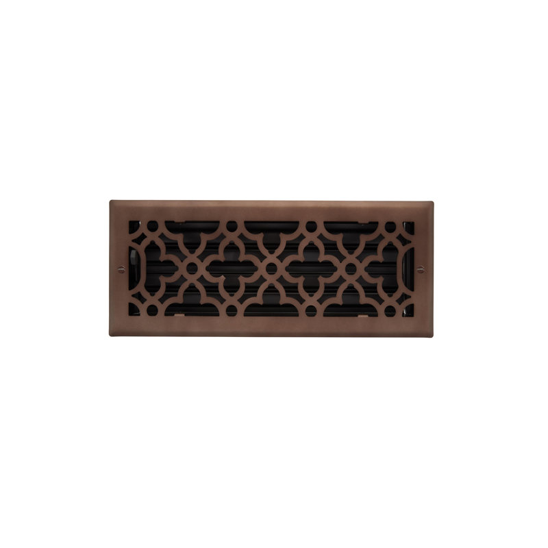 Ballas Steel Wall Register, 0.08" H x 5.25" W x 11.38" L, Oil Rubbed Bronze
