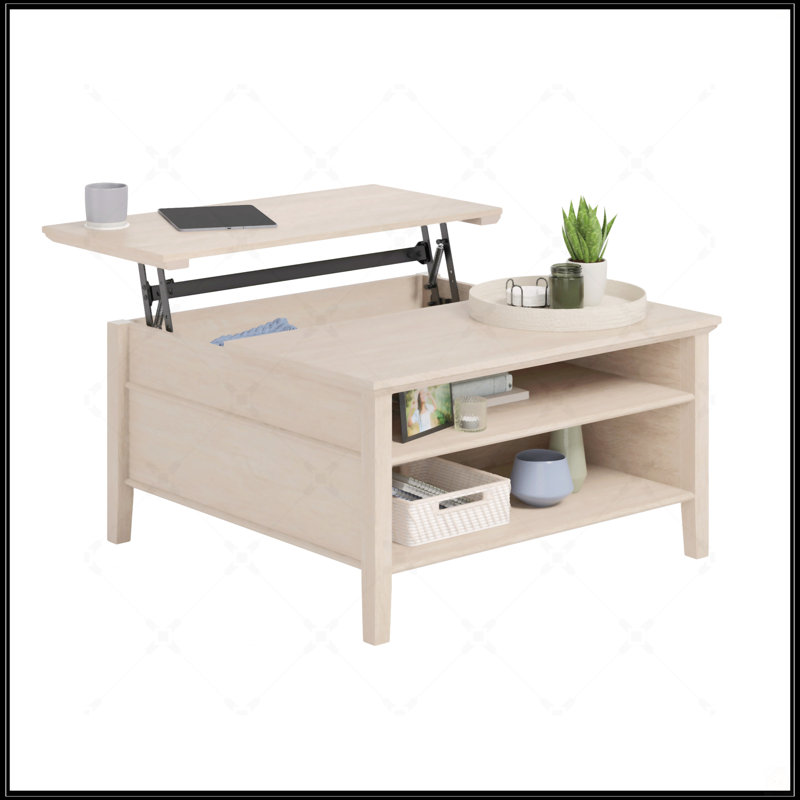 Table basse à plateau relevable