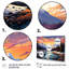 Colorado River Trail - Forest River Mountains, art mural 5 pièces-2104667698