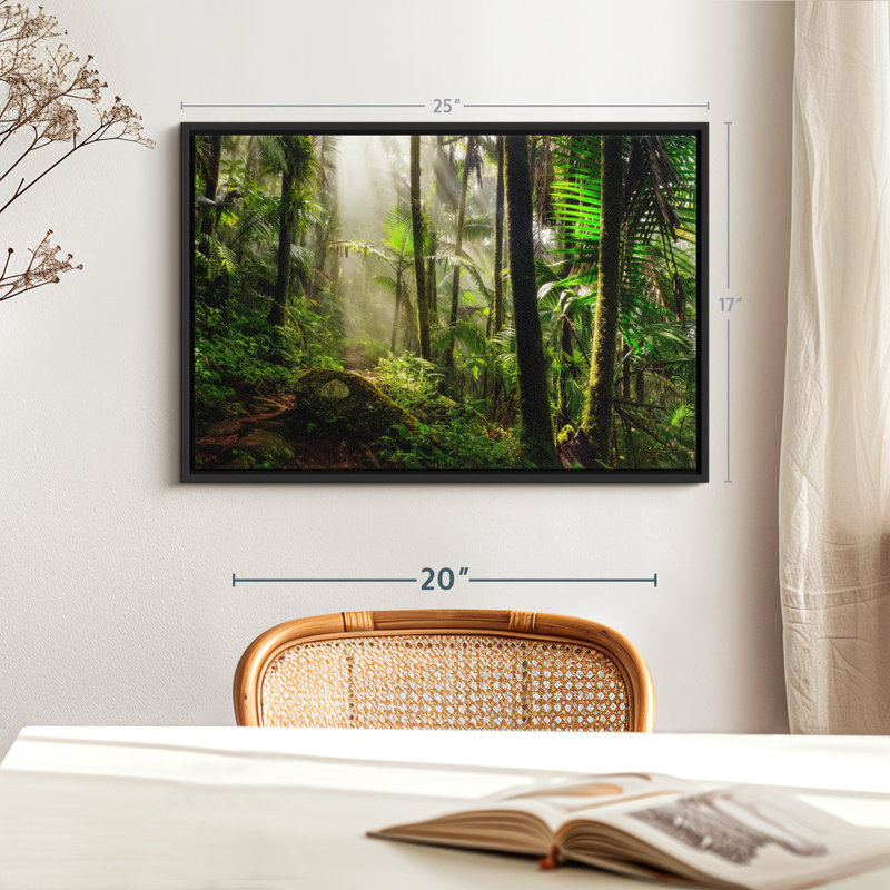 El Yunque National Forest Canvas Print, 17" H x 25" W