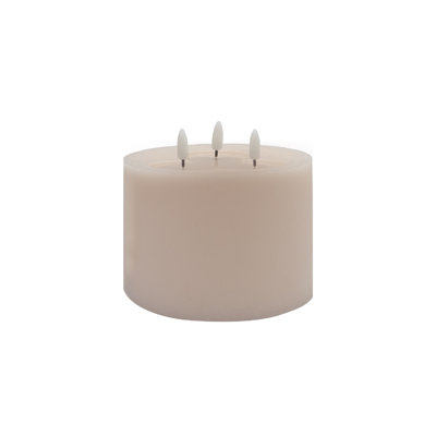 Petite bougie sans flamme 3 mèches