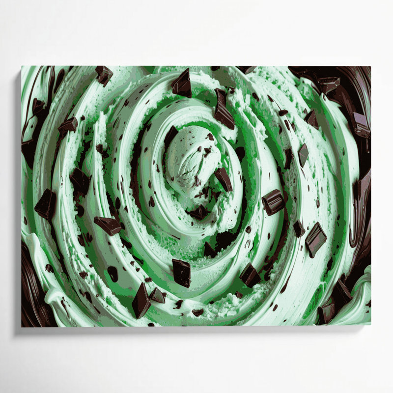 Art mural sur toile, Desserts, H 11 po x l 14 po