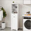 Armoire de trieur de linge inclinable à un compartiment et un tiroir